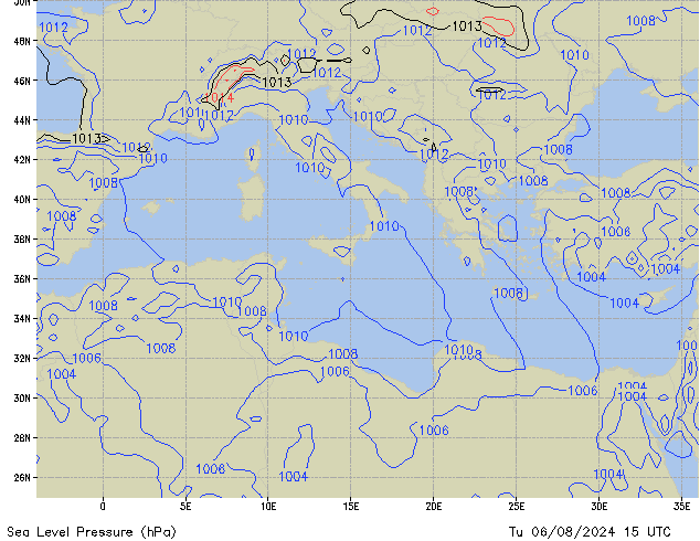 Tu 06.08.2024 15 UTC