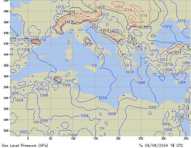 Tu 06.08.2024 18 UTC