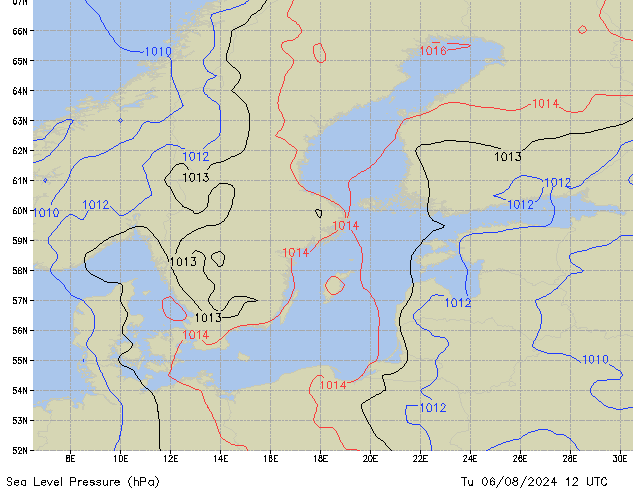 Tu 06.08.2024 12 UTC