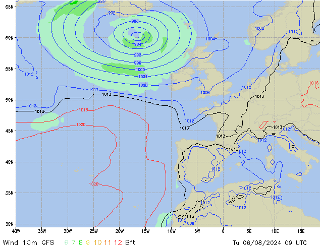 Tu 06.08.2024 09 UTC