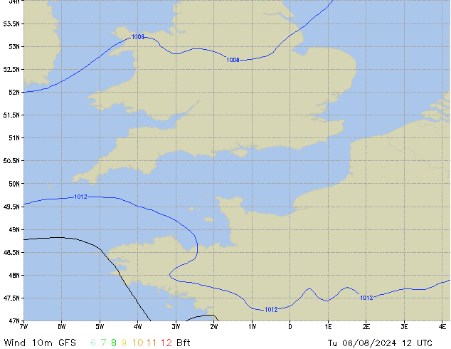 Tu 06.08.2024 12 UTC