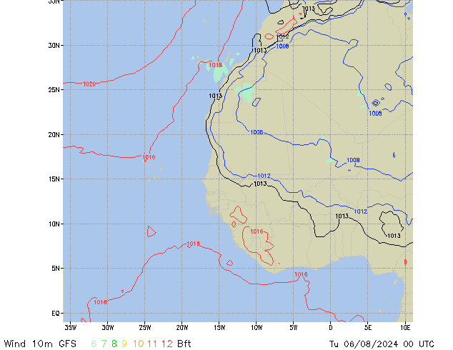 Tu 06.08.2024 00 UTC