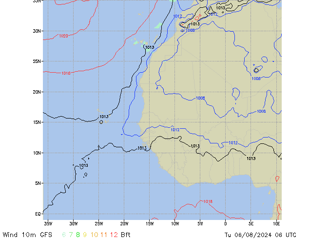 Tu 06.08.2024 06 UTC