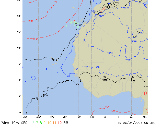 Tu 06.08.2024 06 UTC