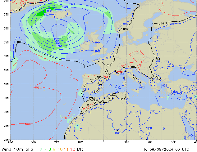 Tu 06.08.2024 00 UTC