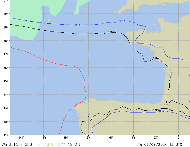 Tu 06.08.2024 12 UTC