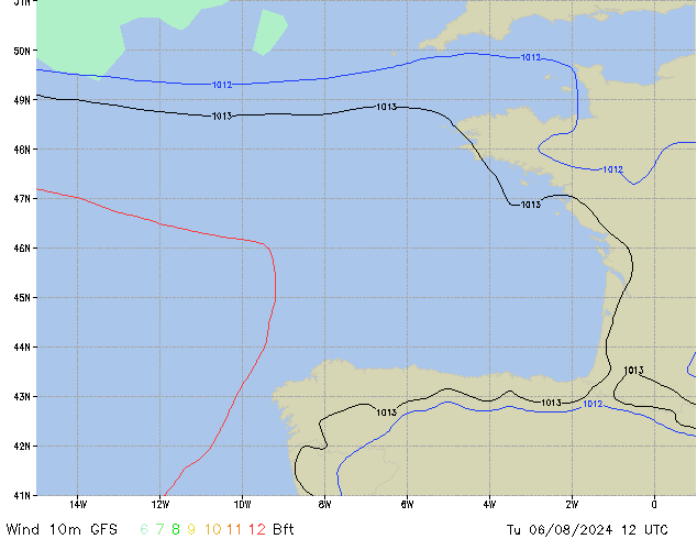 Tu 06.08.2024 12 UTC