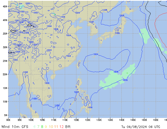 Tu 06.08.2024 06 UTC