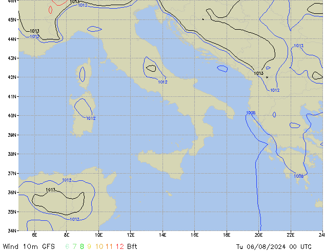 Tu 06.08.2024 00 UTC