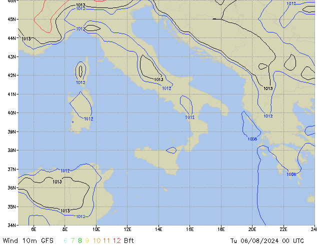 Tu 06.08.2024 00 UTC