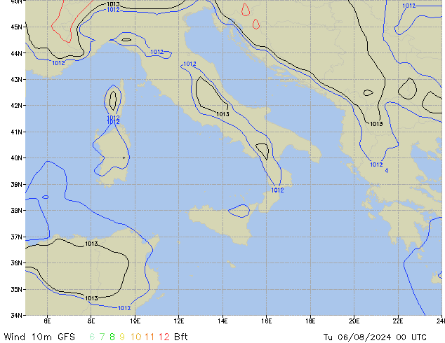 Tu 06.08.2024 00 UTC