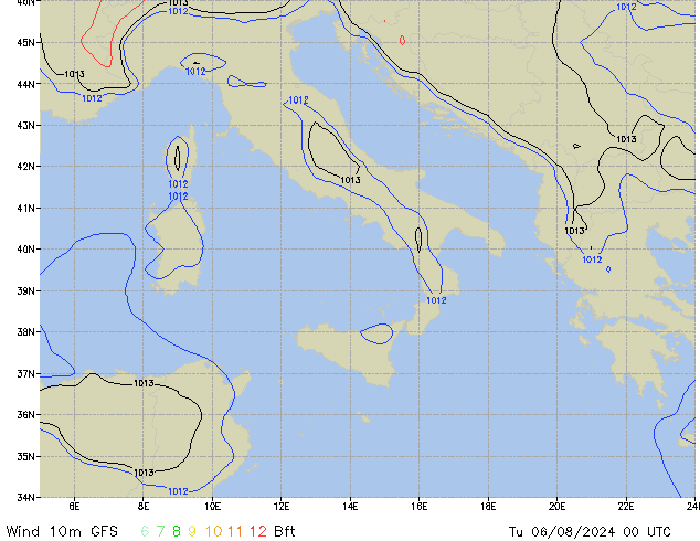 Tu 06.08.2024 00 UTC