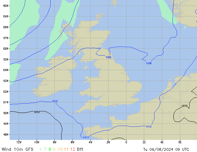 Tu 06.08.2024 09 UTC