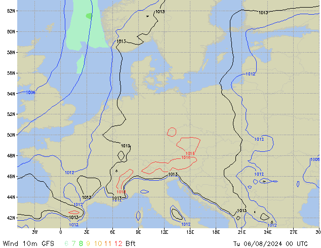 Tu 06.08.2024 00 UTC