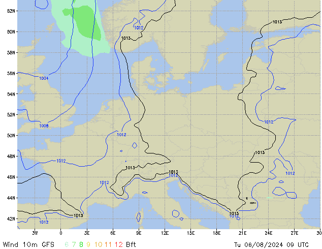 Tu 06.08.2024 09 UTC