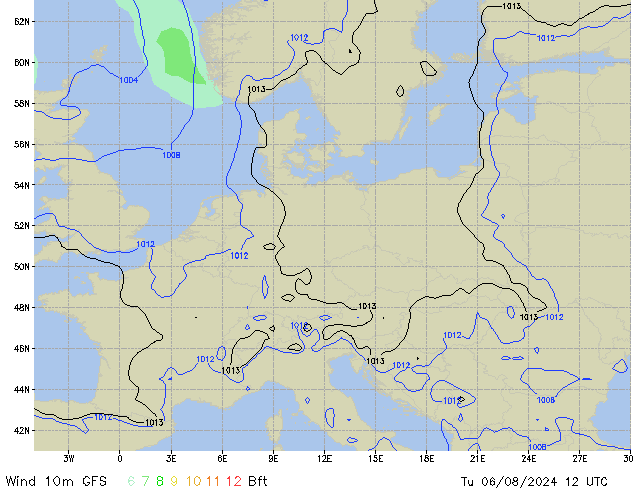 Tu 06.08.2024 12 UTC