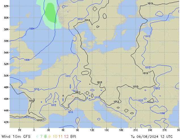 Tu 06.08.2024 12 UTC