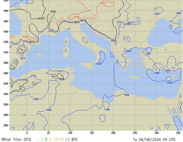 Tu 06.08.2024 00 UTC