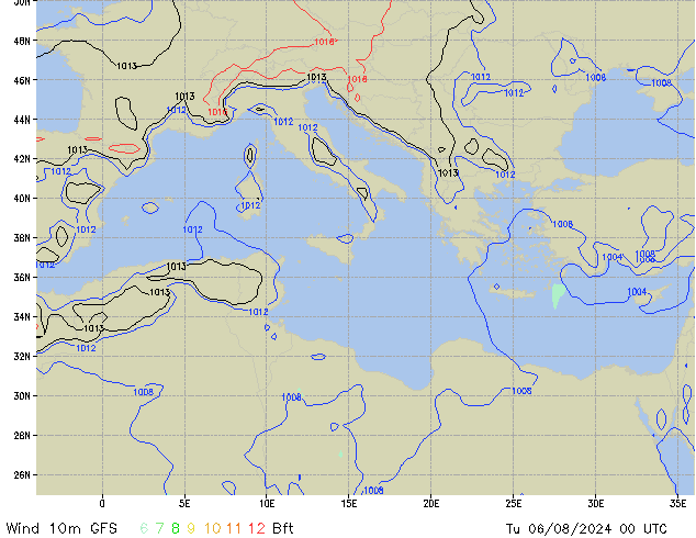 Tu 06.08.2024 00 UTC