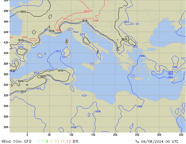 Tu 06.08.2024 00 UTC