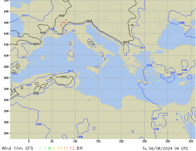 Tu 06.08.2024 06 UTC