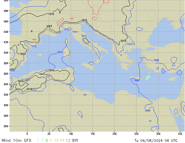 Tu 06.08.2024 06 UTC