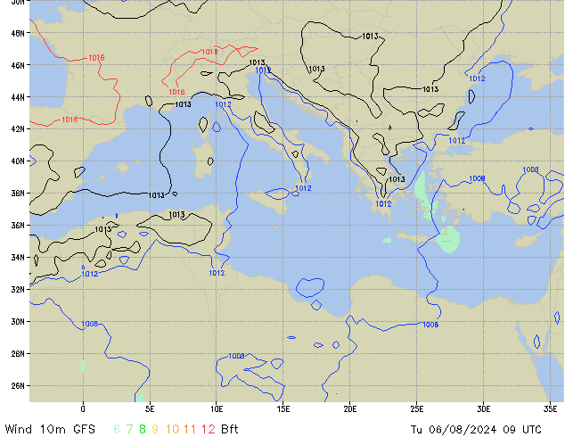 Tu 06.08.2024 09 UTC