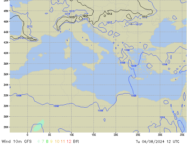 Tu 06.08.2024 12 UTC