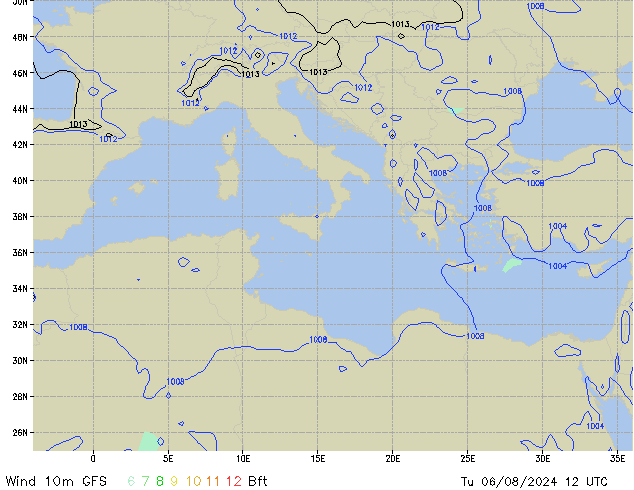 Tu 06.08.2024 12 UTC