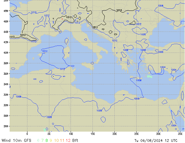 Tu 06.08.2024 12 UTC