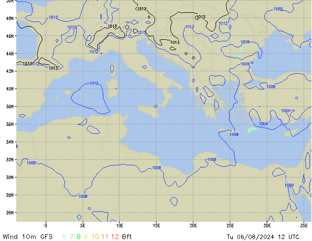 Tu 06.08.2024 12 UTC