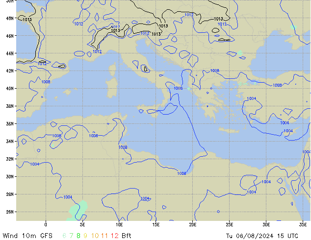 Tu 06.08.2024 15 UTC