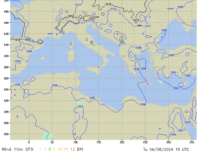 Tu 06.08.2024 15 UTC