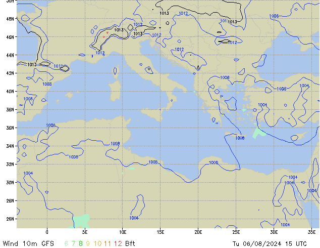 Tu 06.08.2024 15 UTC