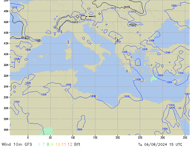 Tu 06.08.2024 15 UTC