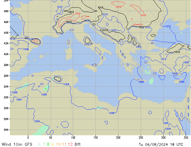 Tu 06.08.2024 18 UTC