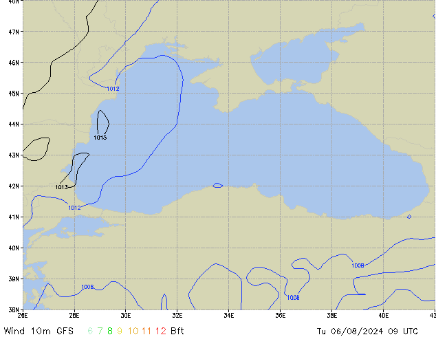 Tu 06.08.2024 09 UTC