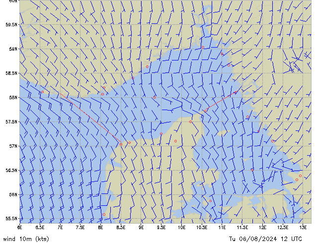 Tu 06.08.2024 12 UTC