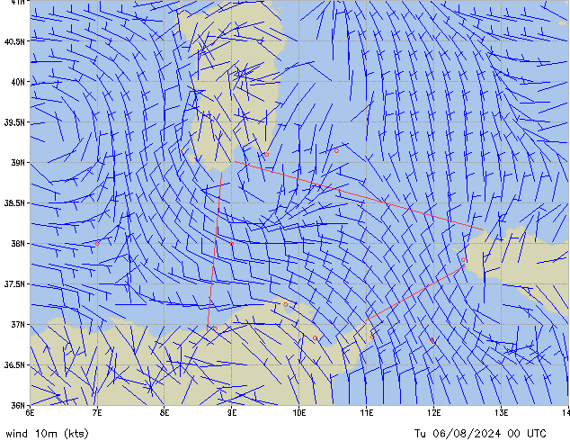 Tu 06.08.2024 00 UTC