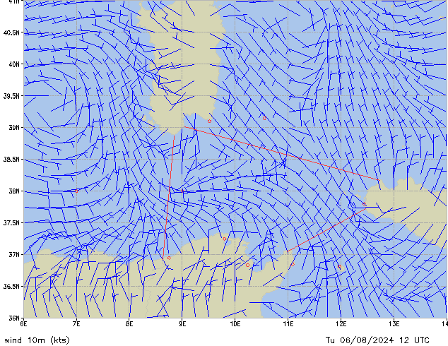 Tu 06.08.2024 12 UTC