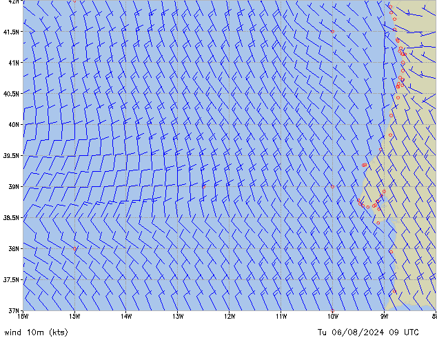 Tu 06.08.2024 09 UTC