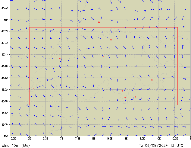 Tu 06.08.2024 12 UTC