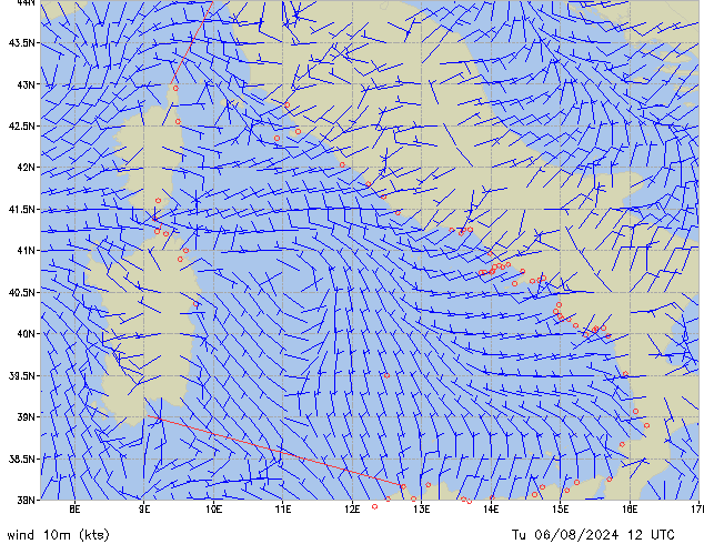 Tu 06.08.2024 12 UTC