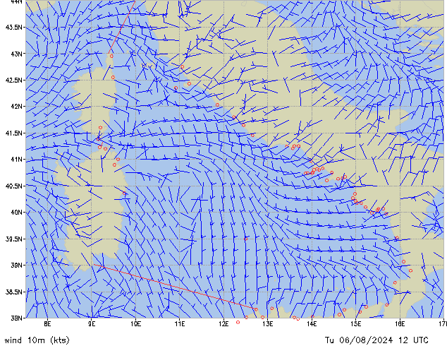 Tu 06.08.2024 12 UTC