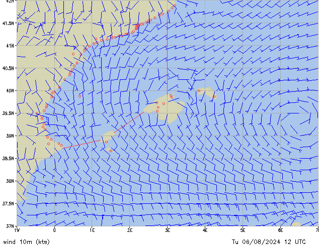 Tu 06.08.2024 12 UTC