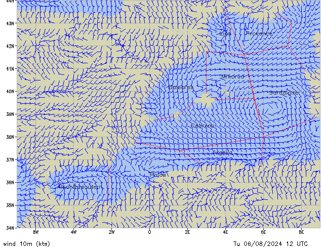 Tu 06.08.2024 12 UTC