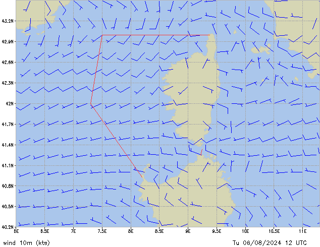 Tu 06.08.2024 12 UTC