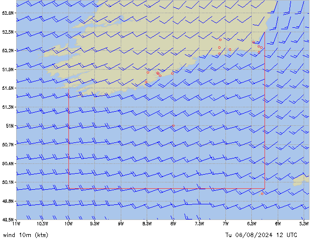 Tu 06.08.2024 12 UTC