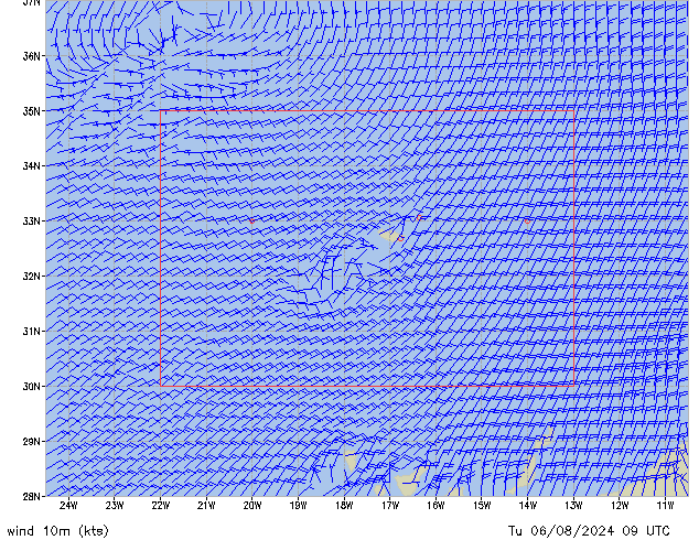 Tu 06.08.2024 09 UTC