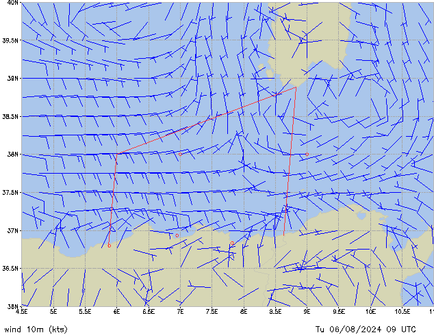 Tu 06.08.2024 09 UTC